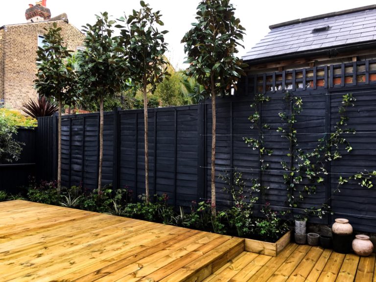 fence painting and decking